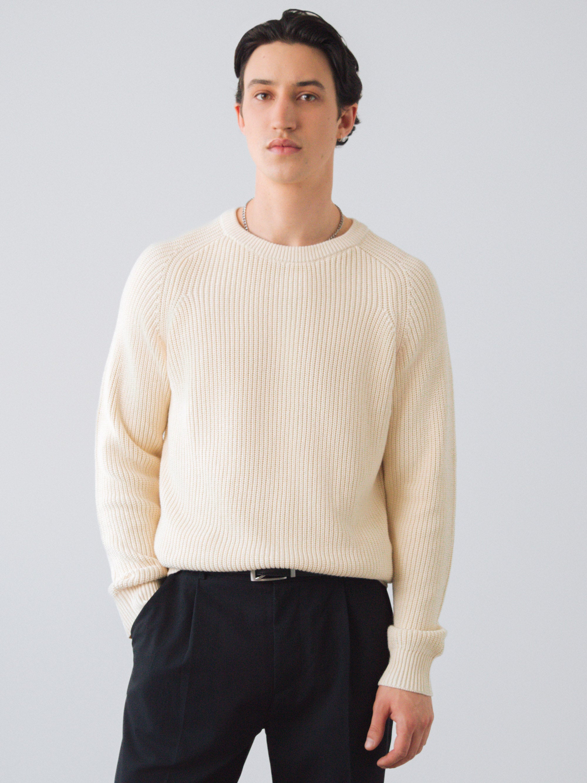 Heavy Knit Pullover Männer