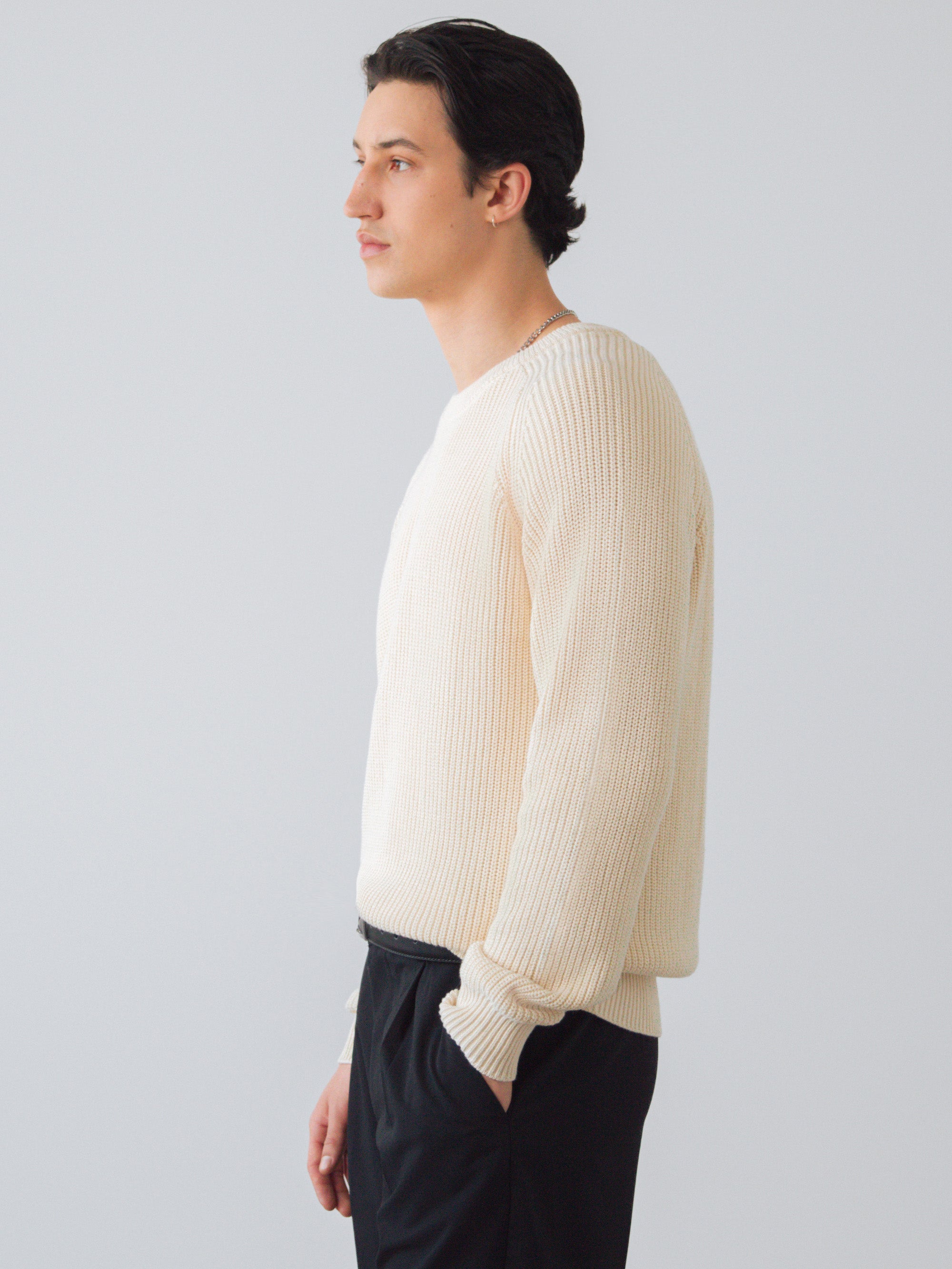 Heavy Knit Pullover Männer